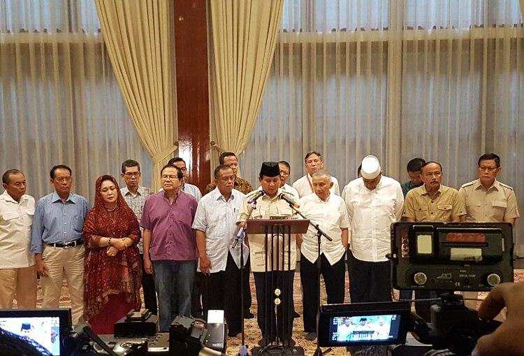 Prabowo Sebut Pernyataan Hendro Rasis dan Pecah Belah Anak Bangsa
